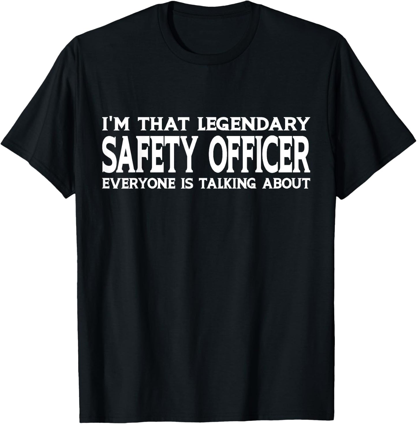 Safety Officer Gifts Safety Officer Birthday Gifts -Adults Black X-Small Modern Lace Embellished Cotton 90%, Polyester 10% Short Sleeve T-Shirt - T-Shirt | Black