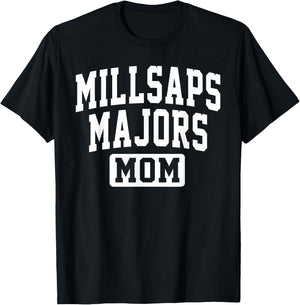 Millsaps College Majors Mom Mother Arch Vintage Family Women T-Shirt - T-Shirt | Black