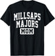 Millsaps College Majors Mom Mother Arch Vintage Family Women T-Shirt - T-Shirt | Black