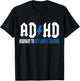 ADHD Highway to Hey Look a Squirrel , Small T-Shirt - T-Shirt | Black