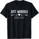 Just Married Since 2010 Husband Wife Anniversary T-Shirt - T-Shirt | Black