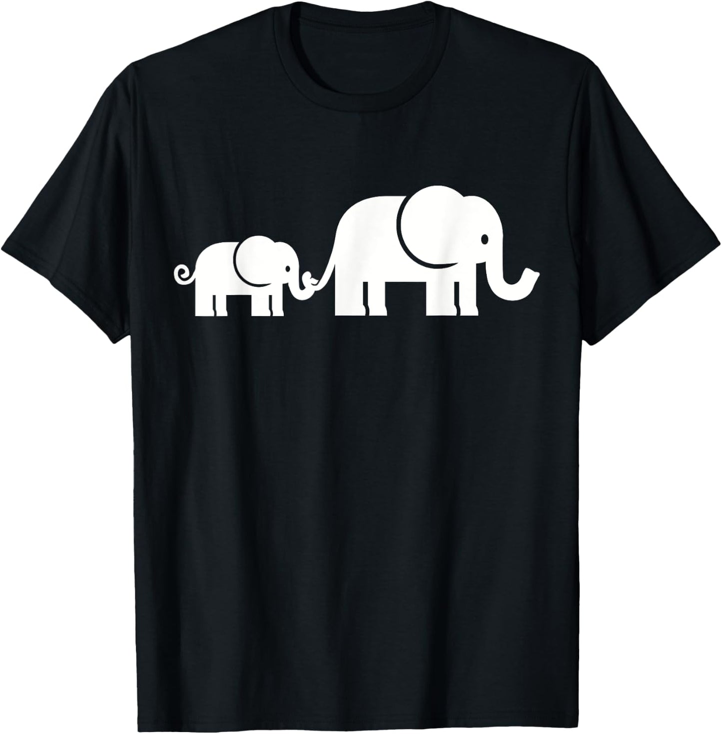 Elephant family T-Shirt - T-Shirt | Black