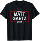 Matt Gaetz 2028 Presidential Election USA Flag Republican T-Shirt - T-Shirt | Black