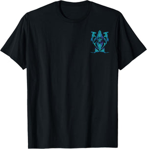 Tribal Hawaiian Maori Sun Sea-turtle Shark Sea horse and Ray T-Shirt - T-Shirt | Black