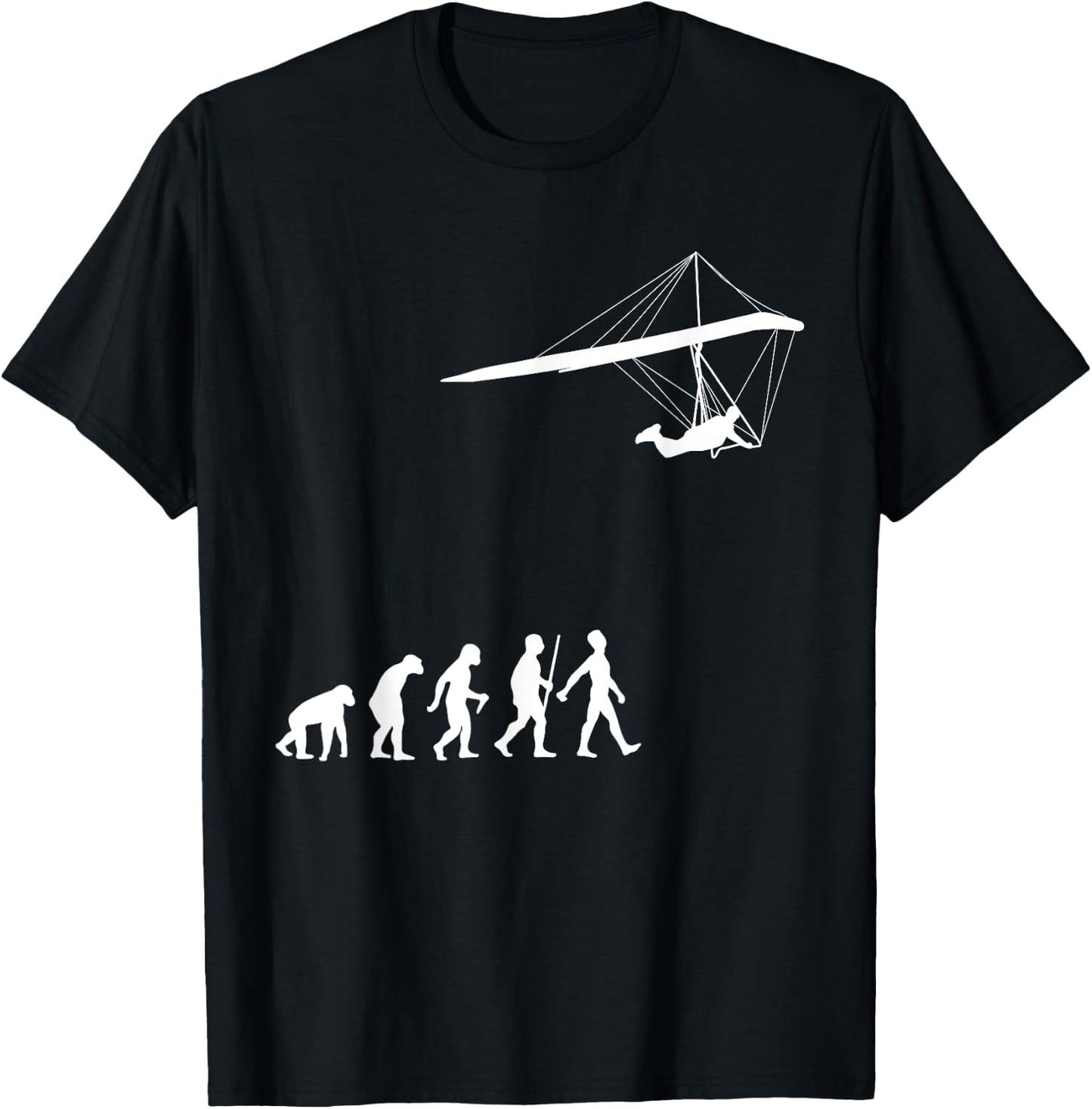 Best Hang Glider Art Women Hang Glide Hang Gliding T-Shirt - T-Shirt | Black
