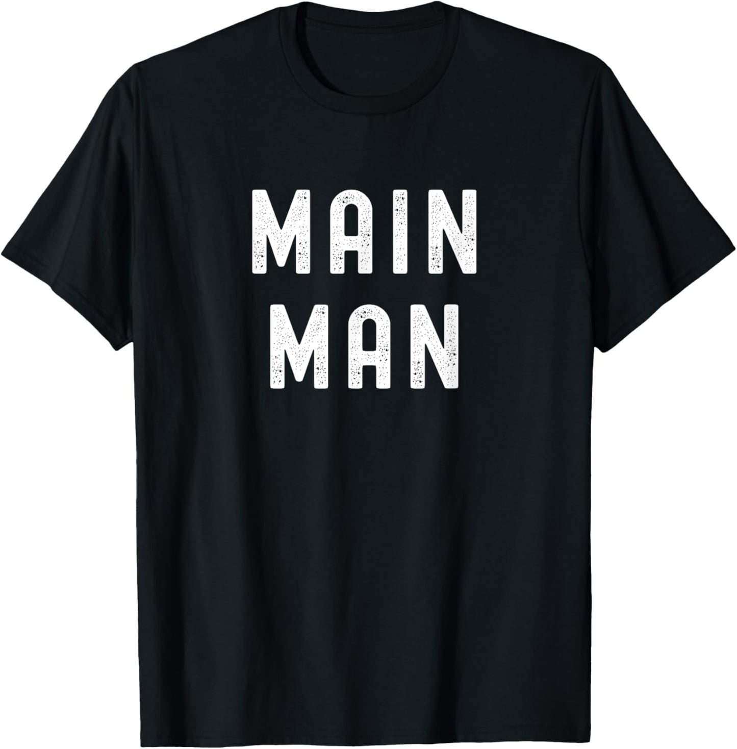 Main Man Side Chick Thanksgiving Meal Matching Couple Pajama T-Shirt - T-Shirt | Black