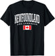 Eh Team Canadian Flag Newfoundland & Labrador Canada T-Shirt - T-Shirt | Black