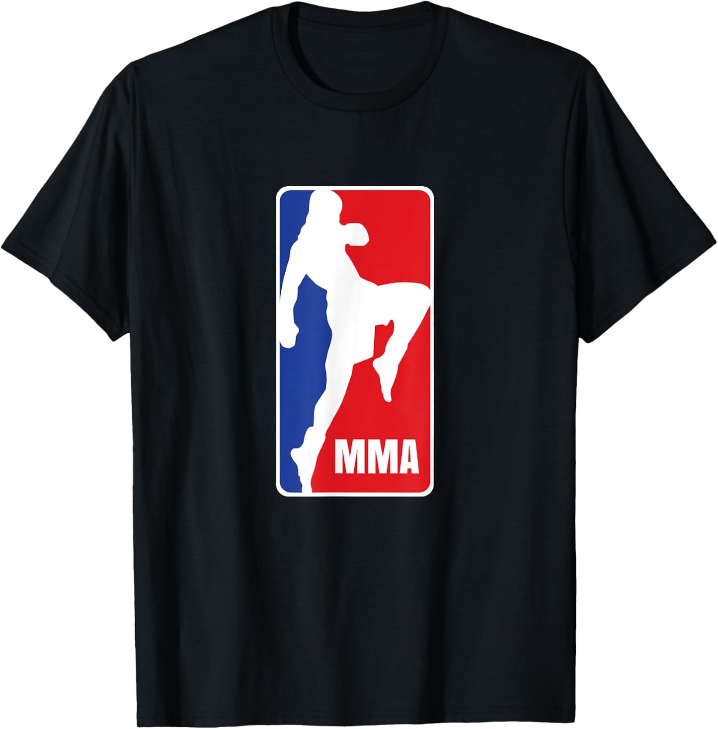MMA Mixed Martial Arts Retro Fighting Fan Logo T-Shirt - T-Shirt | Black
