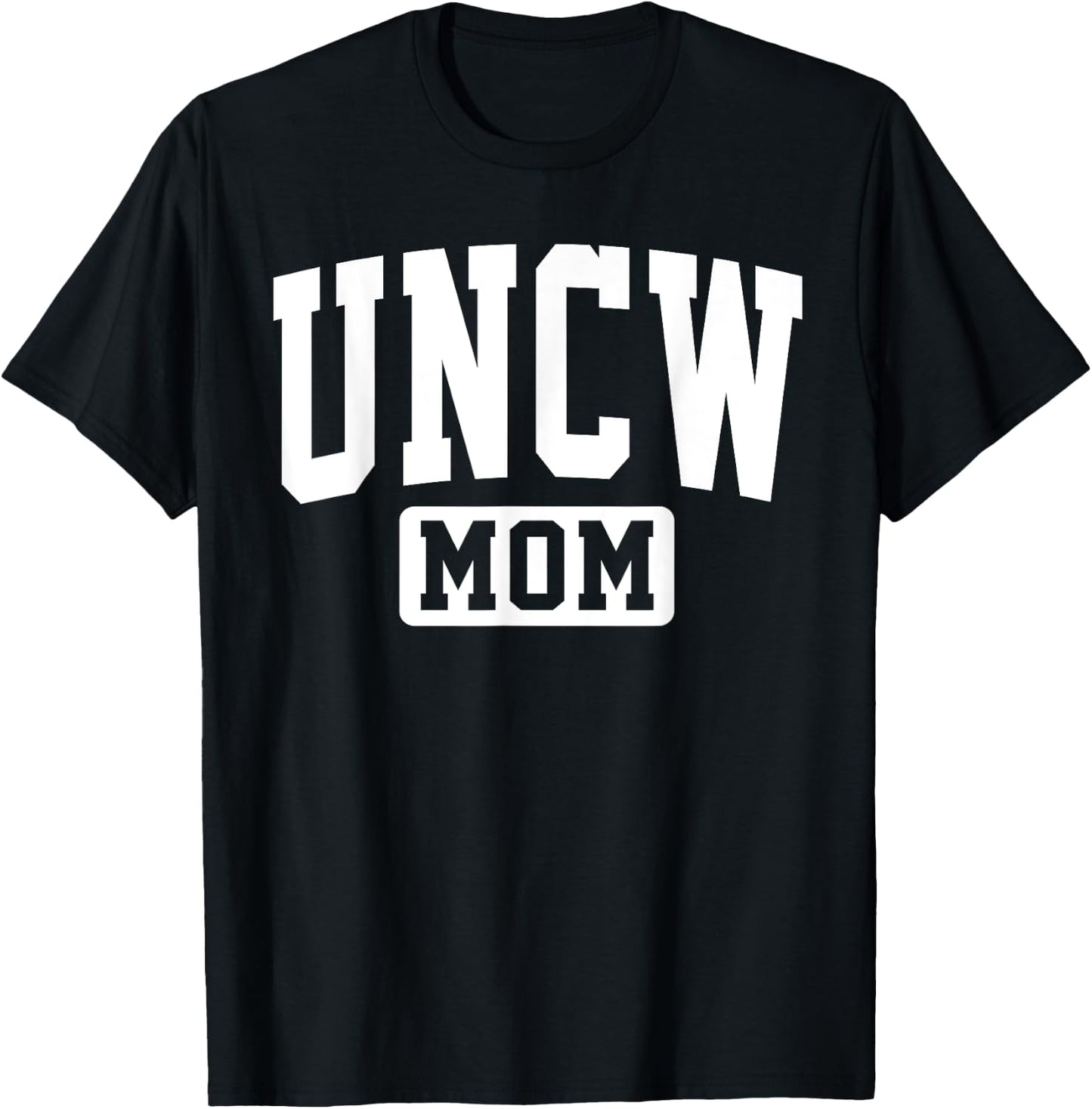 Family University College Arch Retro Design UNCW Arch Vintage Retro College Mom Mother Arch Vintage T-Shirt - T-Shirt | Black