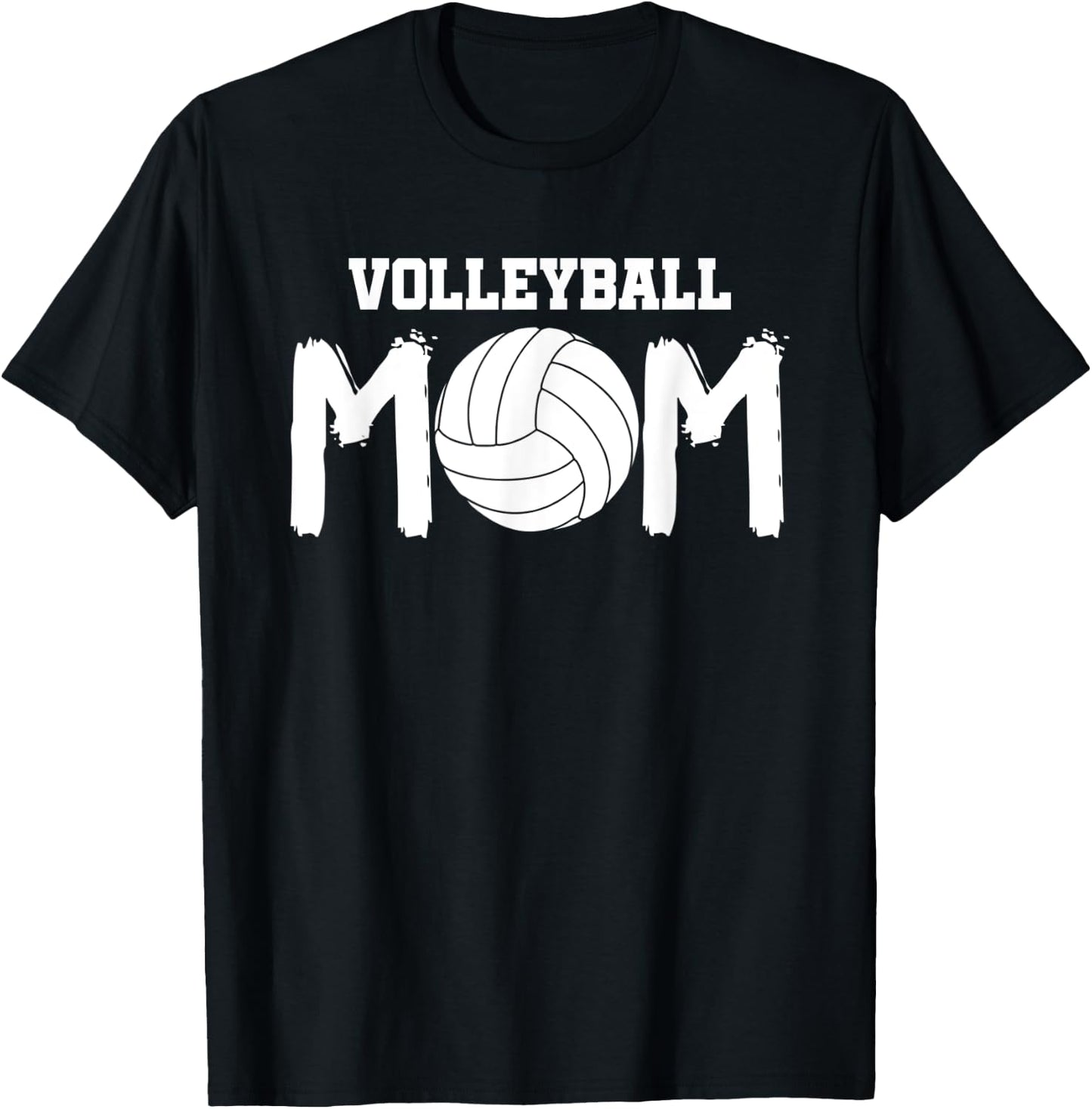 Women's Volleyball Mom Funny Mothers Day Gift T-Shirt - T-Shirt | Black