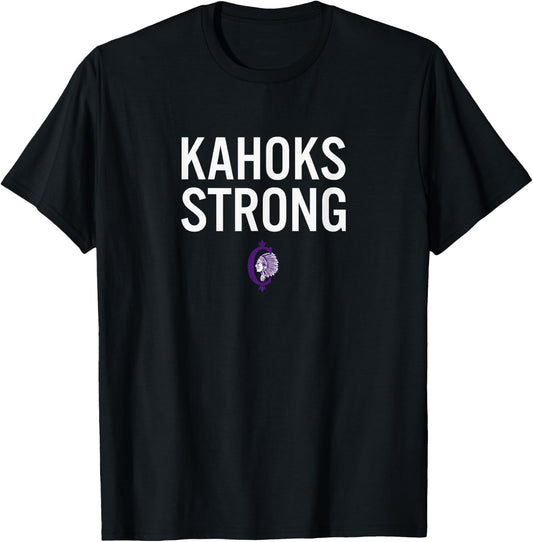 Collinsville Kahoks Logo Strong HS T-Shirt - T-Shirt | Black