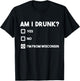 Wisconsin Drinking Beer Lover Am I Drunk I'm from Wisconsin T-Shirt - T-Shirt | Black