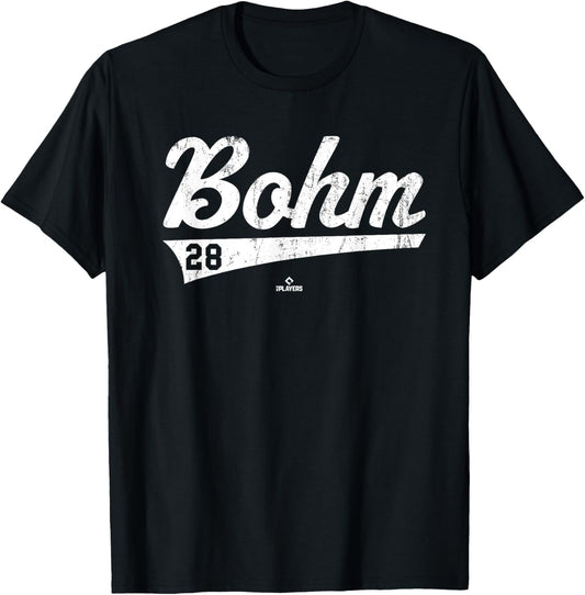 Vintage Gameday Alec Bohm Philadelphia MLBPA T-Shirt - T-Shirt | Black
