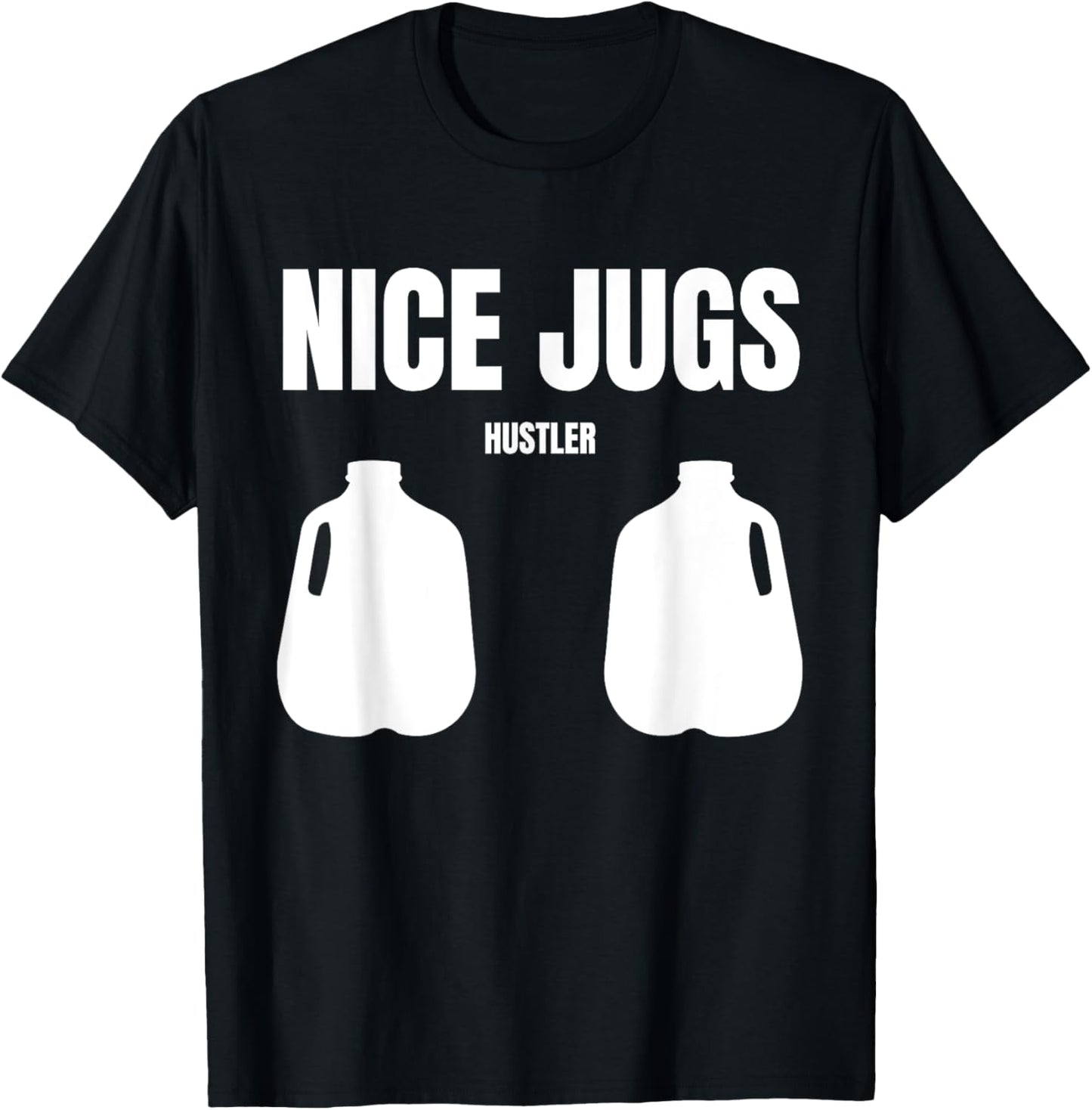 Nice Jugs hustler T-Shirt - T-Shirt | Black