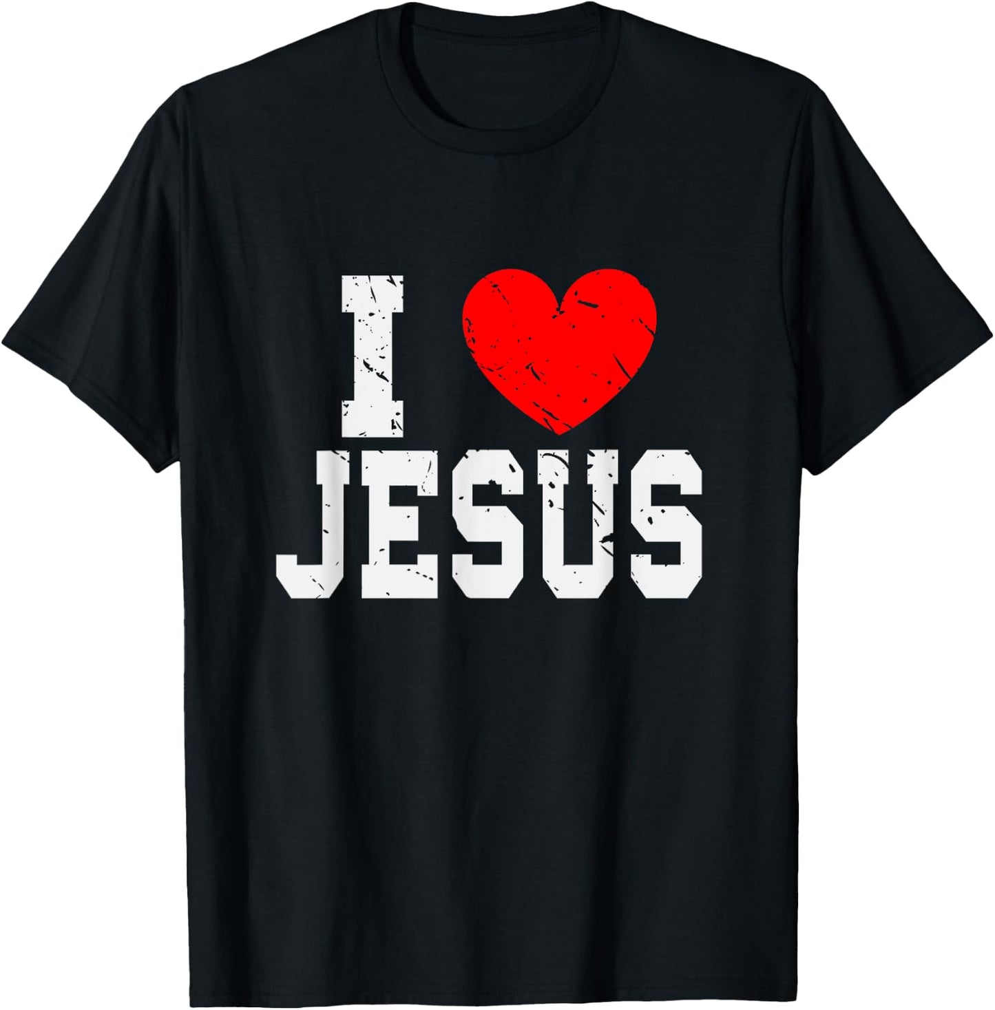 Jesus & Christian Gifts -Adults Black Modern Casual Short Sleeve T-Shirt - T-Shirt | Black