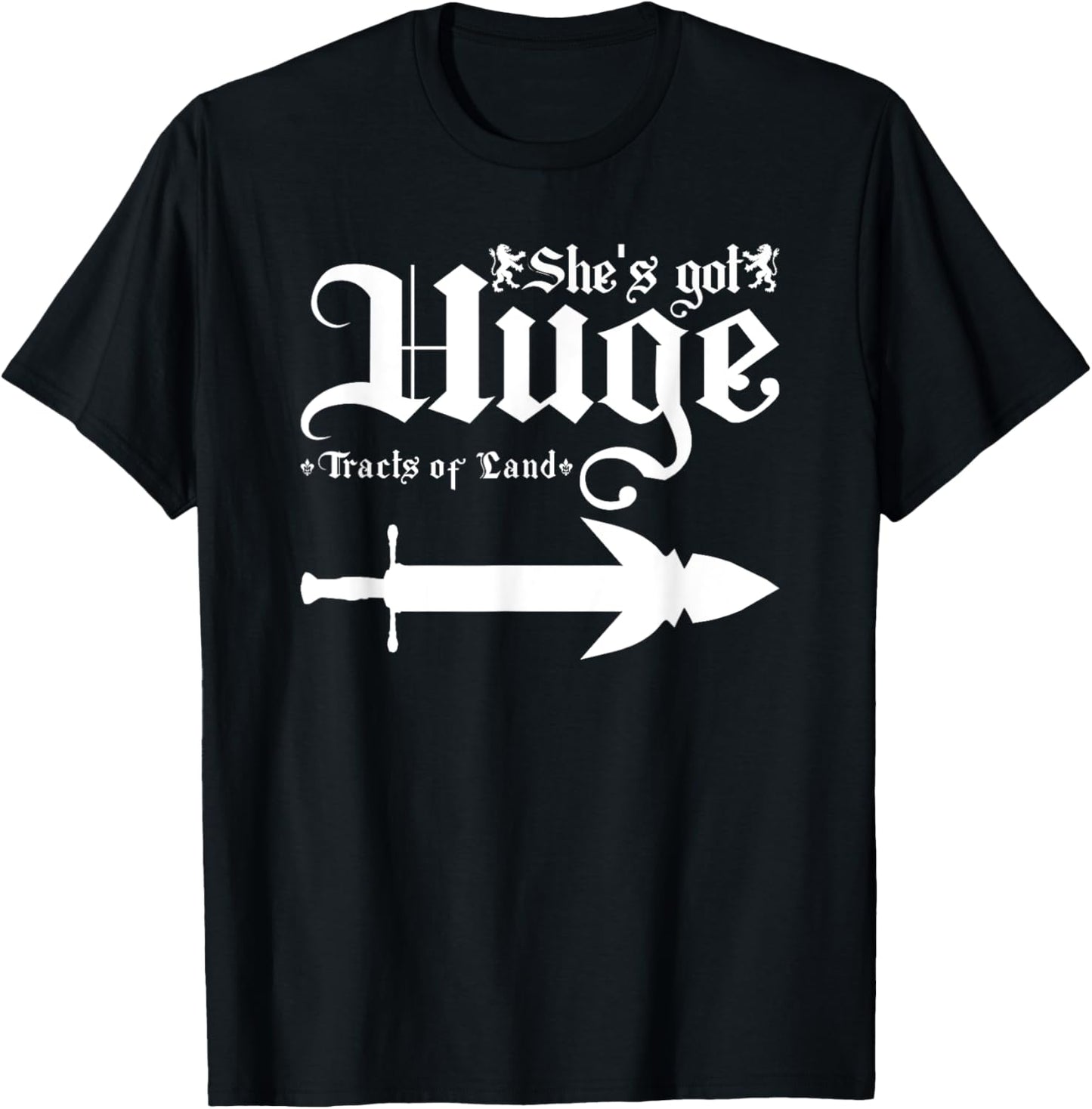 Renaissance Festival Huge Tracts Of Land Ren Faire Couple T-Shirt - T-Shirt | Black