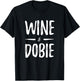 Wine Dobie Dog Mom Funny Gift T-Shirt - T-Shirt | Black