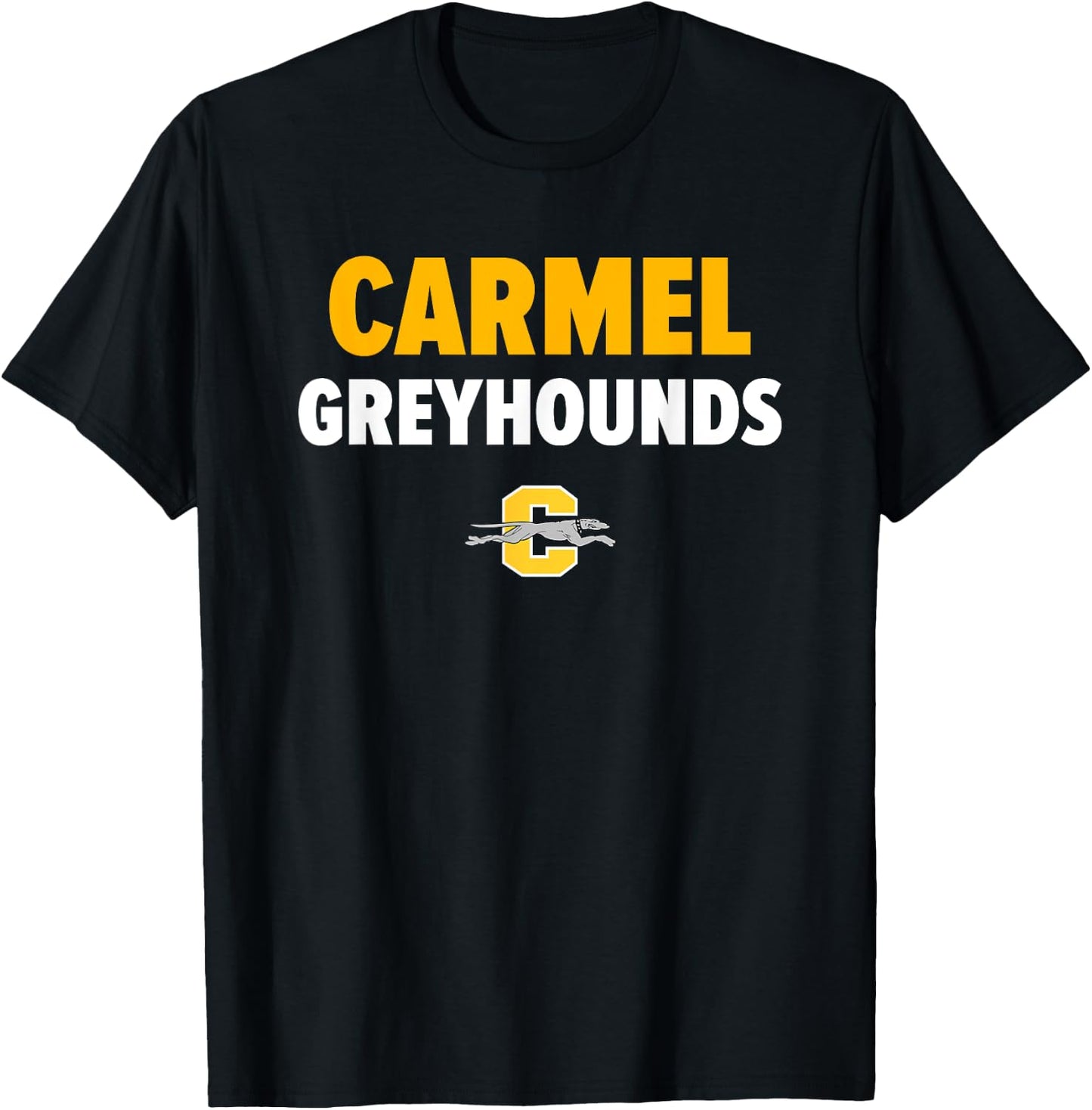 Carmel Greyhounds Logo Bold HS T-Shirt - T-Shirt | Black