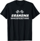 Pit Crew Grandma Birthday Costume For Race Car Parties T-Shirt - T-Shirt | Black