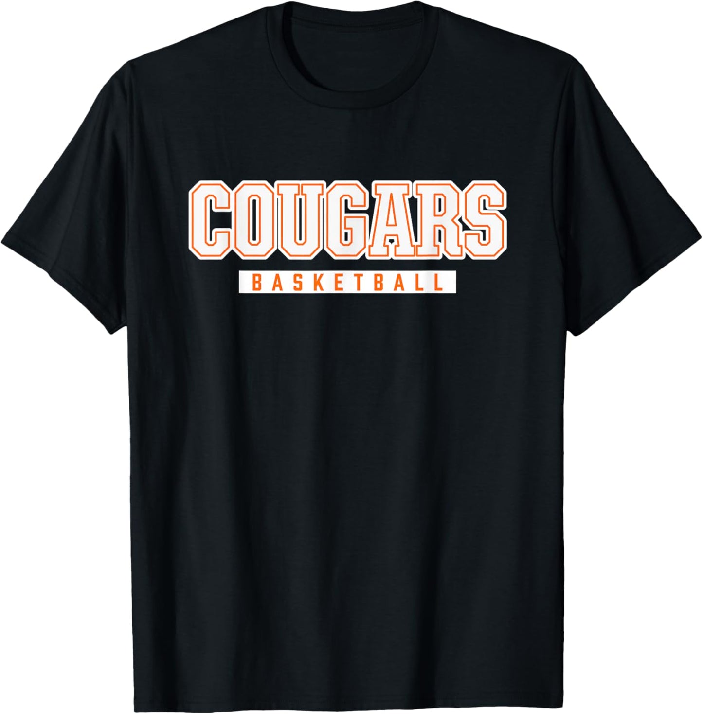 Cougars Basketball Northside High School T-Shirt - T-Shirt | Black