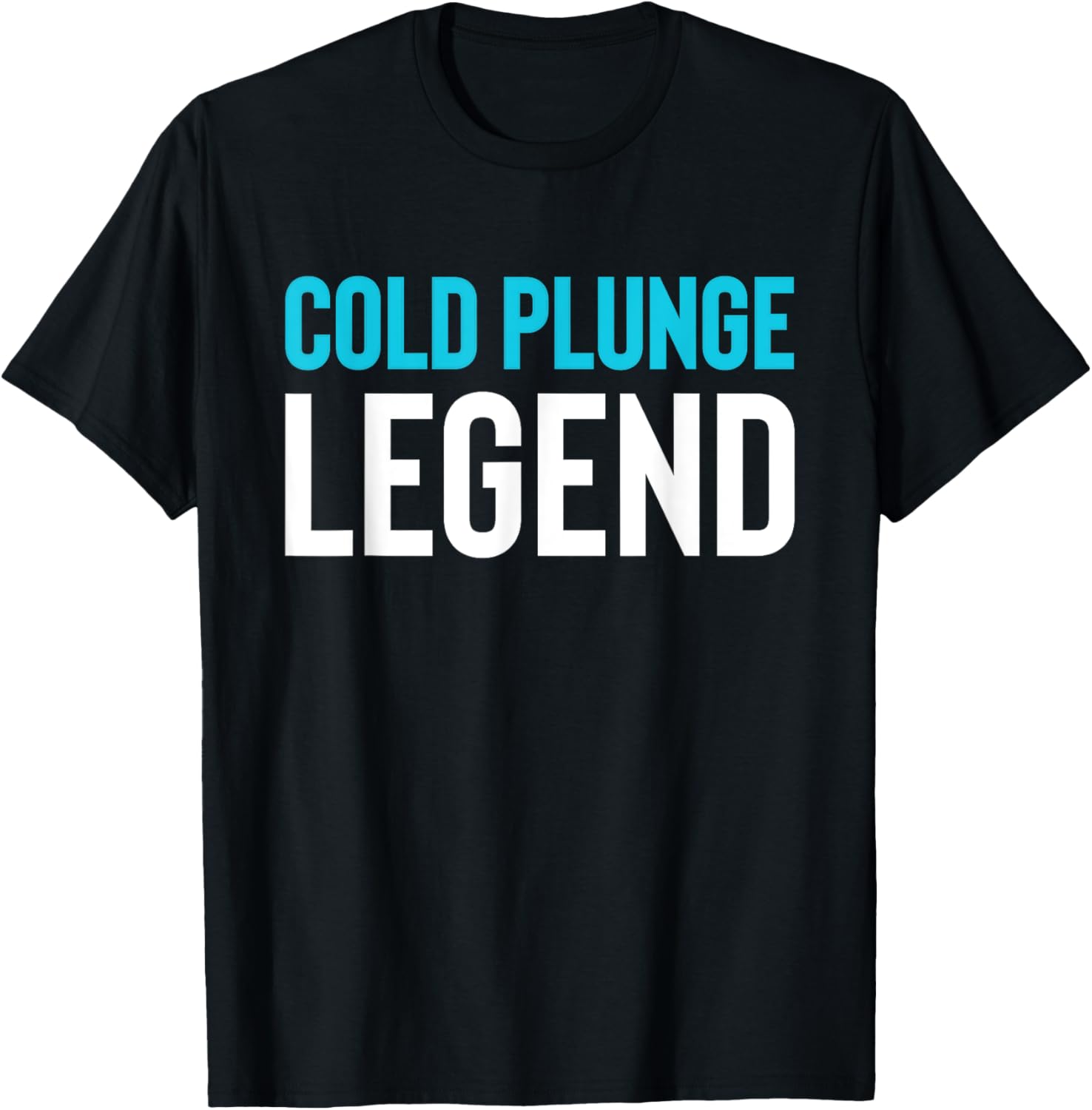 Cold Plunge Legend Ice Bath T-Shirt - T-Shirt | Black