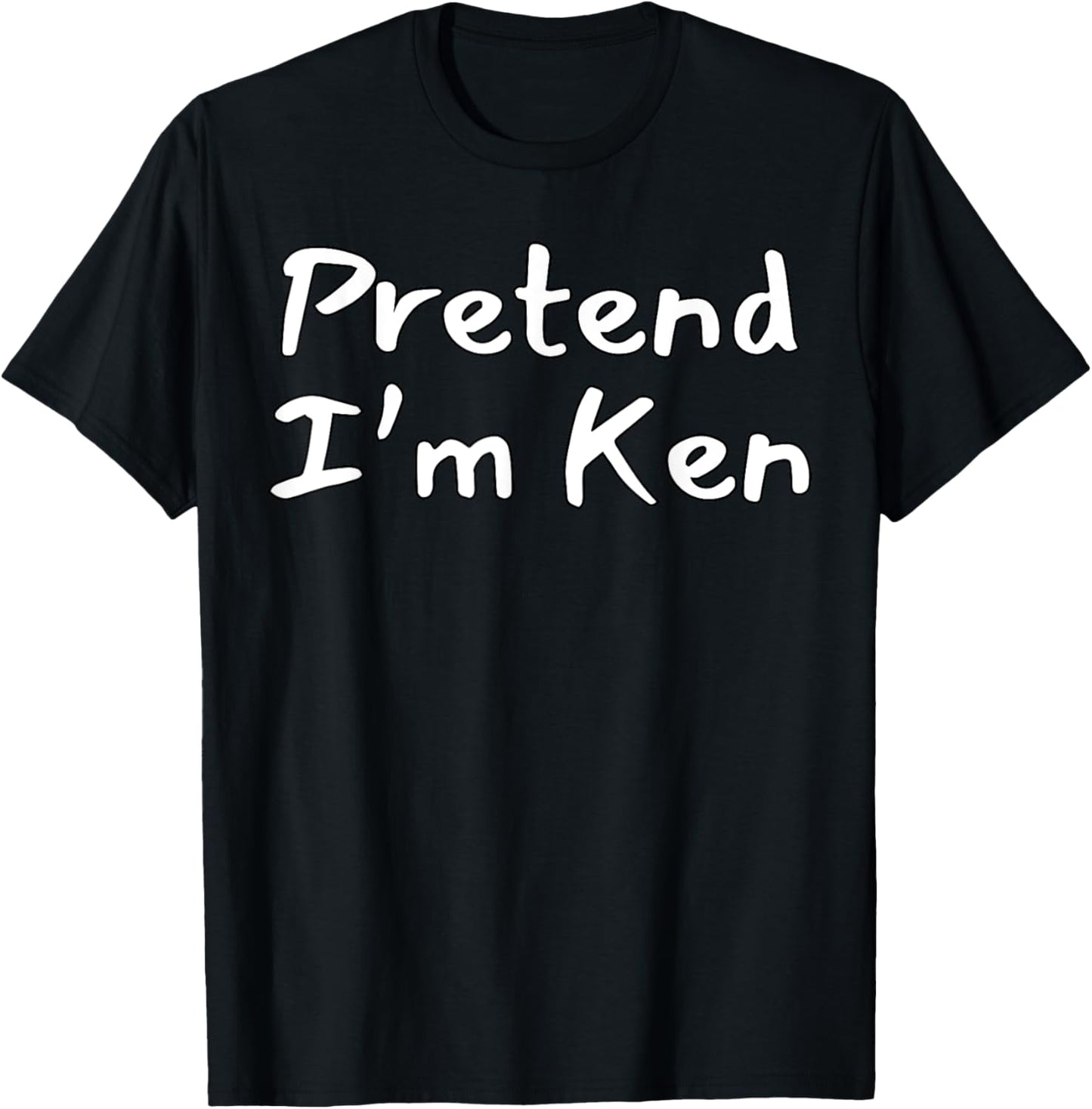 Pretend Ken Funny Halloween Costume Idea T-Shirt - T-Shirt | Black