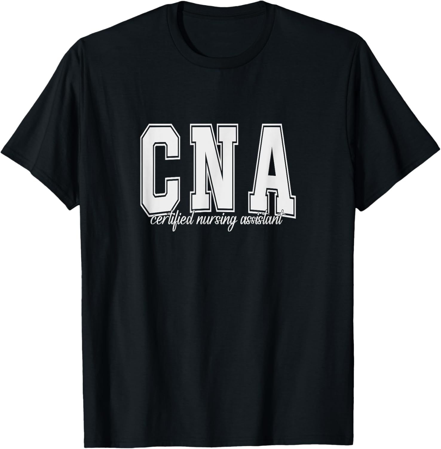 Vintage Certified Nurse Assistant Nursing Assistant CNA T-Shirt - T-Shirt | Black
