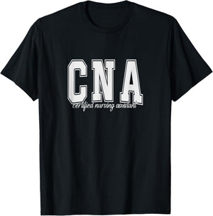 Vintage Certified Nurse Assistant Nursing Assistant CNA T-Shirt - T-Shirt | Black