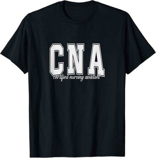 Vintage Certified Nurse Assistant Nursing Assistant CNA T-Shirt - T-Shirt | Black