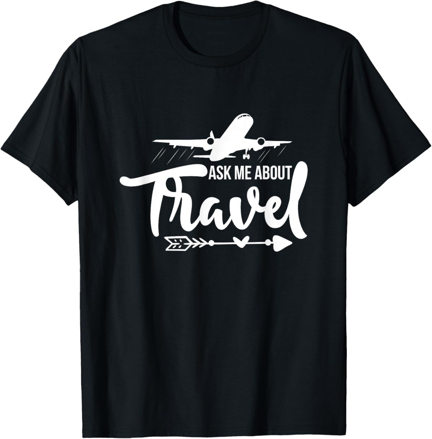 Ask me about Travel Travel agent T-Shirt - T-Shirt | Black