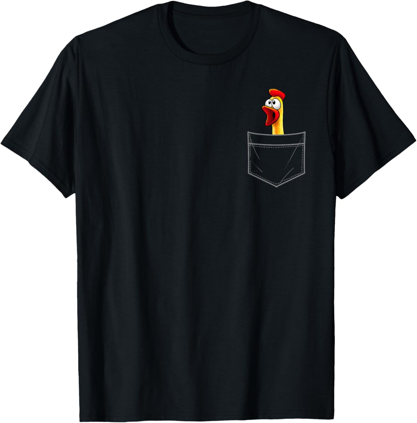Cool Rubber Chicken Women Kids Animal Chicken Lovers T-Shirt - T-Shirt | Black