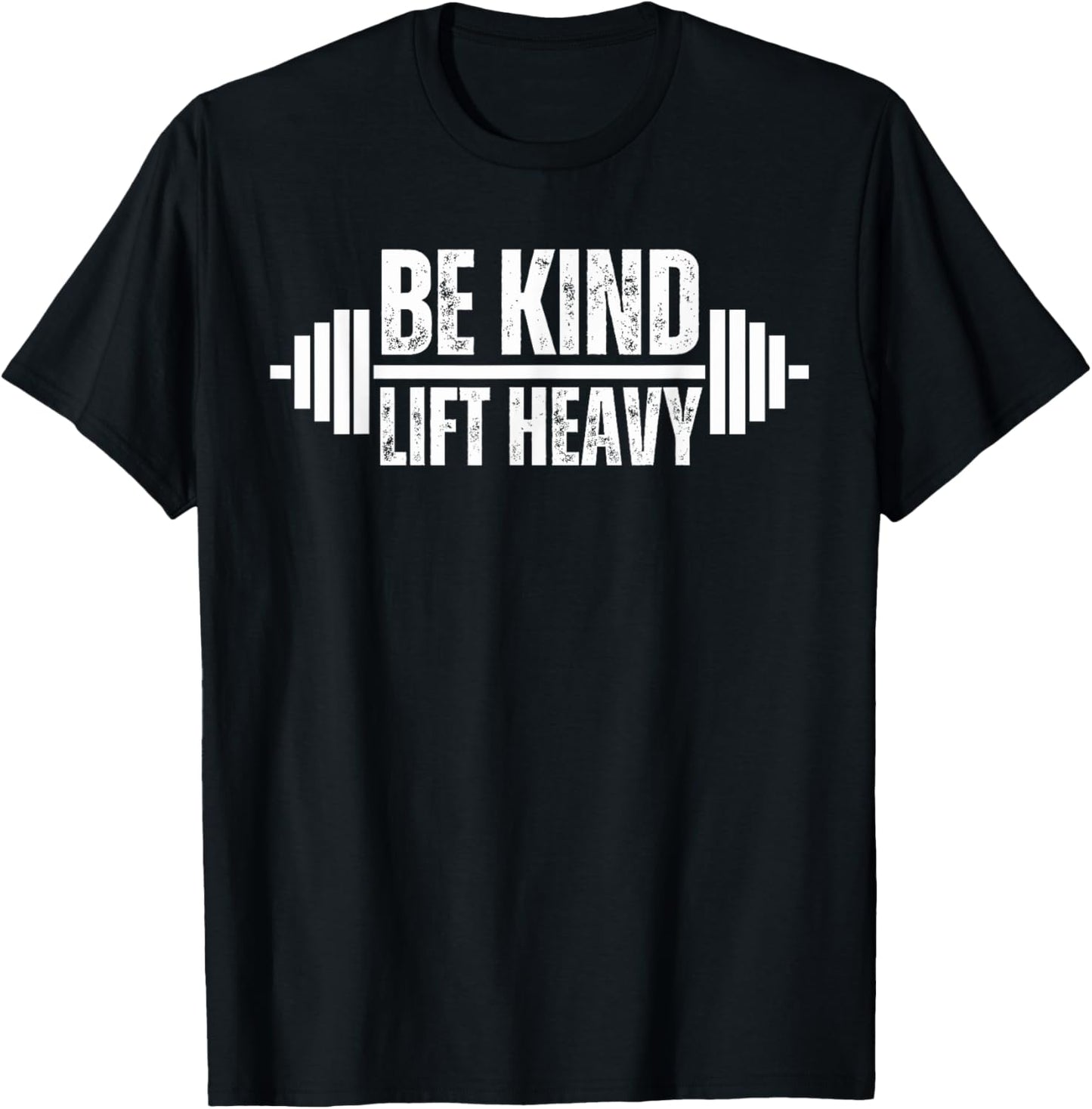 Cute Weightlifter Be kind lift heavy gym lover workout T-Shirt - T-Shirt | Black