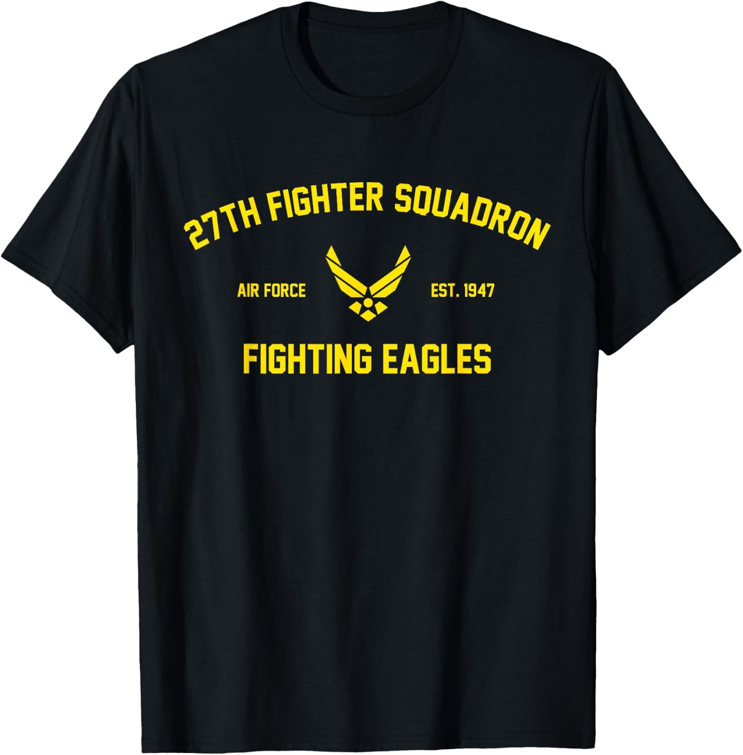 27th Fighter Squadron Fighting Eagles T-Shirt - T-Shirt | Black