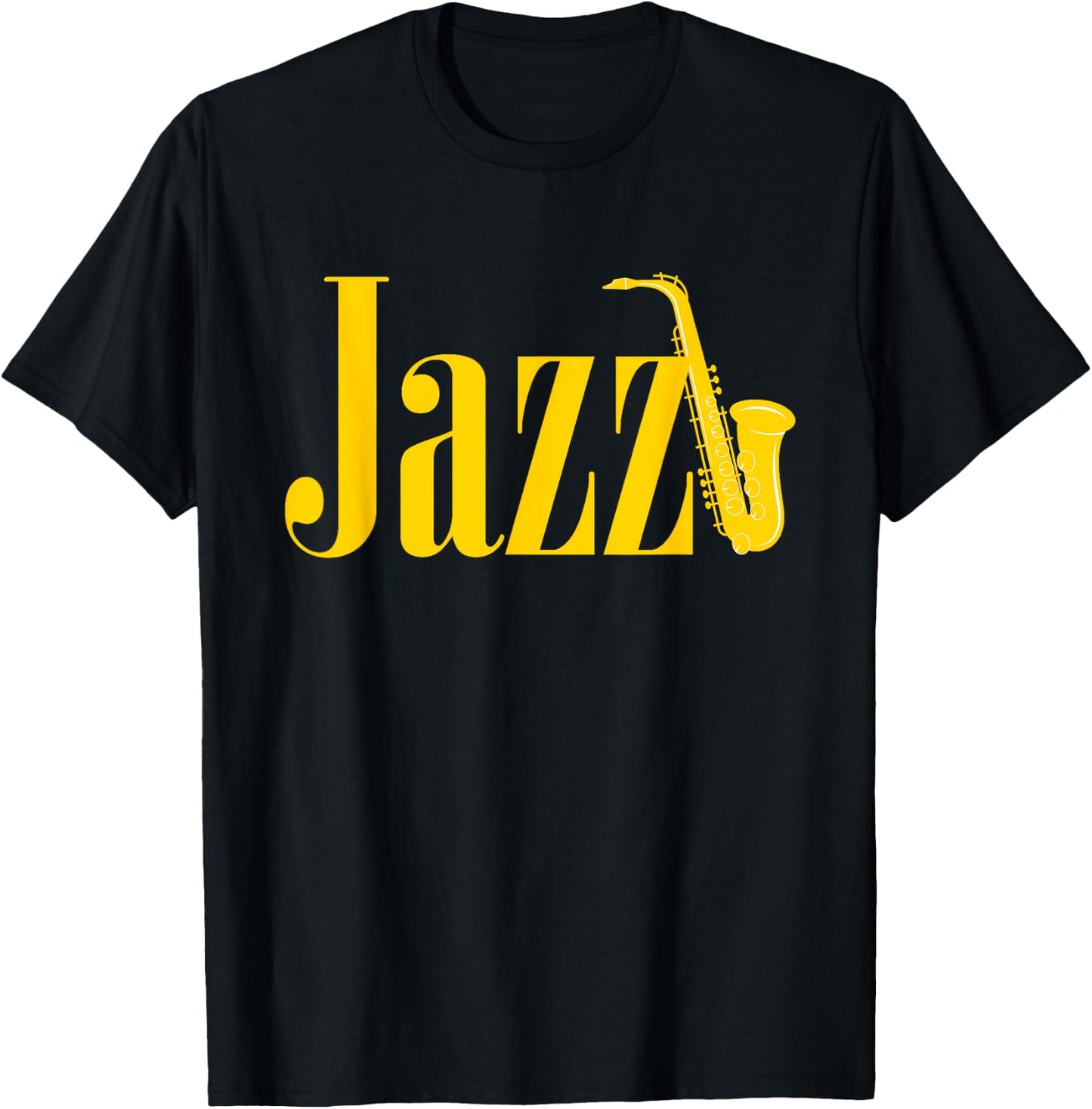 Cool Saxophone Women Jazz Musician Saxophone Player T-Shirt - T-Shirt | Black