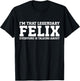 Felix Surname Funny Team Family Last Name Felix T-Shirt - T-Shirt | Black