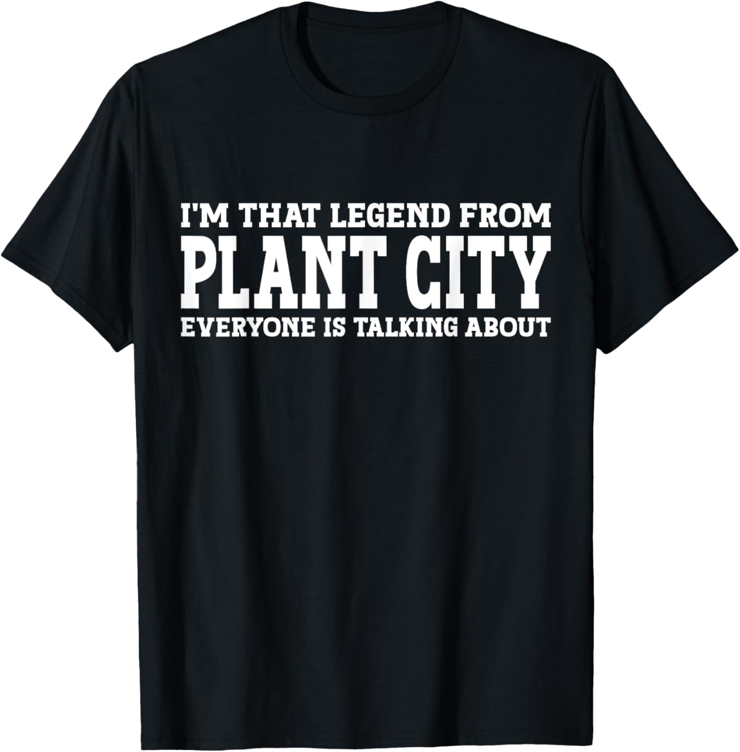 Plant City Hometown FL Florida Home Roots City Plant City T-Shirt - T-Shirt | Black