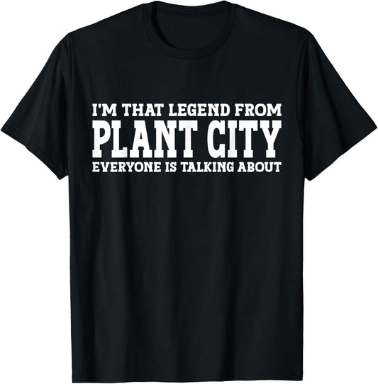 Plant City Hometown FL Florida Home Roots City Plant City T-Shirt - T-Shirt | Black