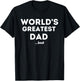 Worlds Greatest Dad Bod Funny Fathers Day Grandpa Men T-Shirt - T-Shirt | Black
