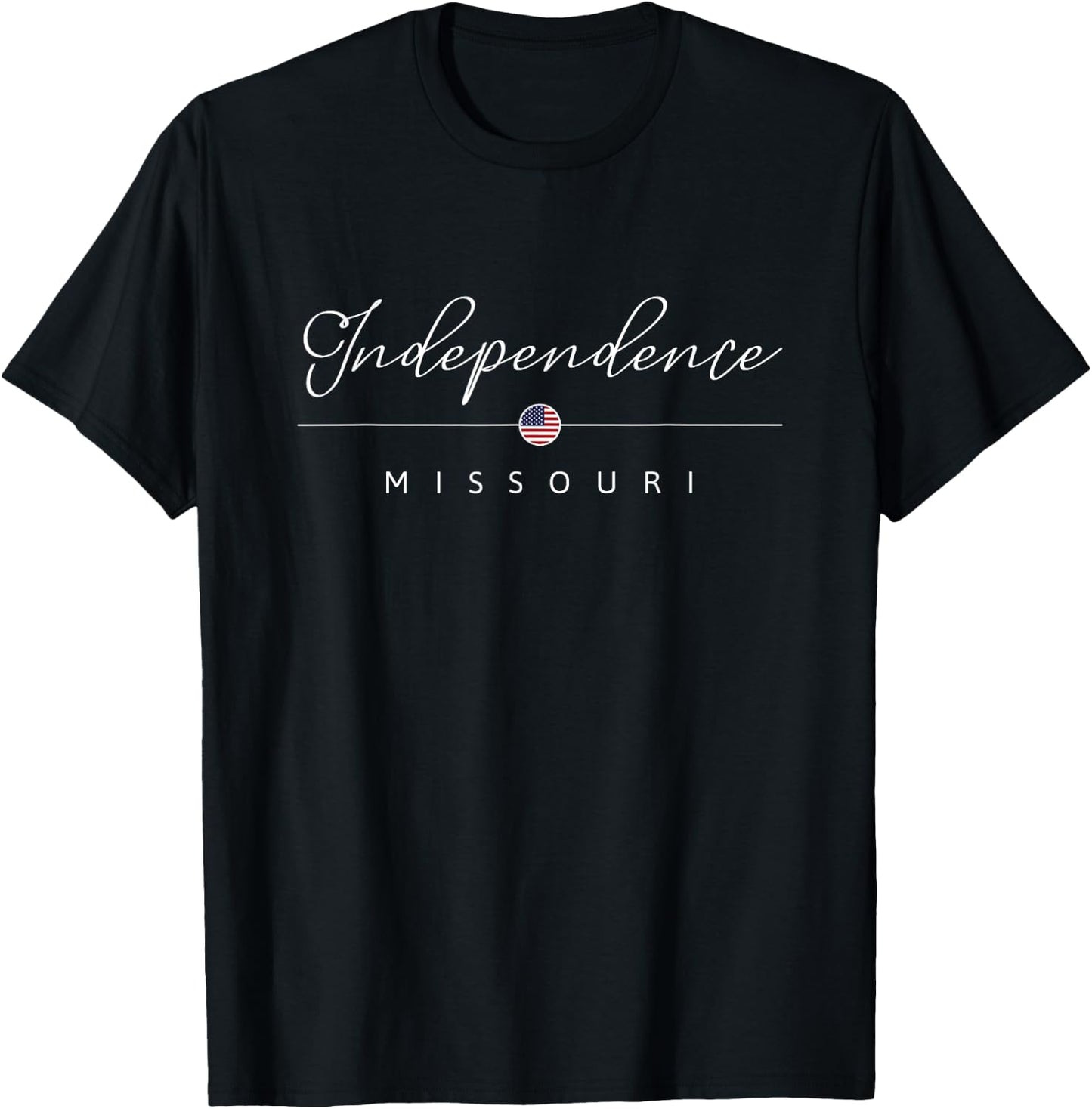 Independence Missouri MO on Independence T-Shirt - T-Shirt | Black