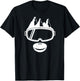 Ski Goggles Mountains Ape Monkey Face - Apres Ski Skier Gift T-Shirt - T-Shirt | Black