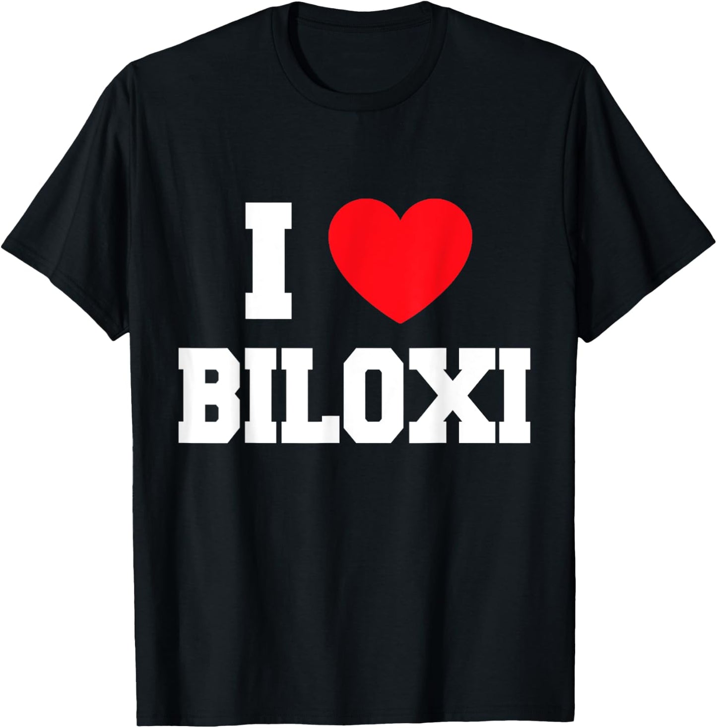 I Love Biloxi T-Shirt - T-Shirt | Black