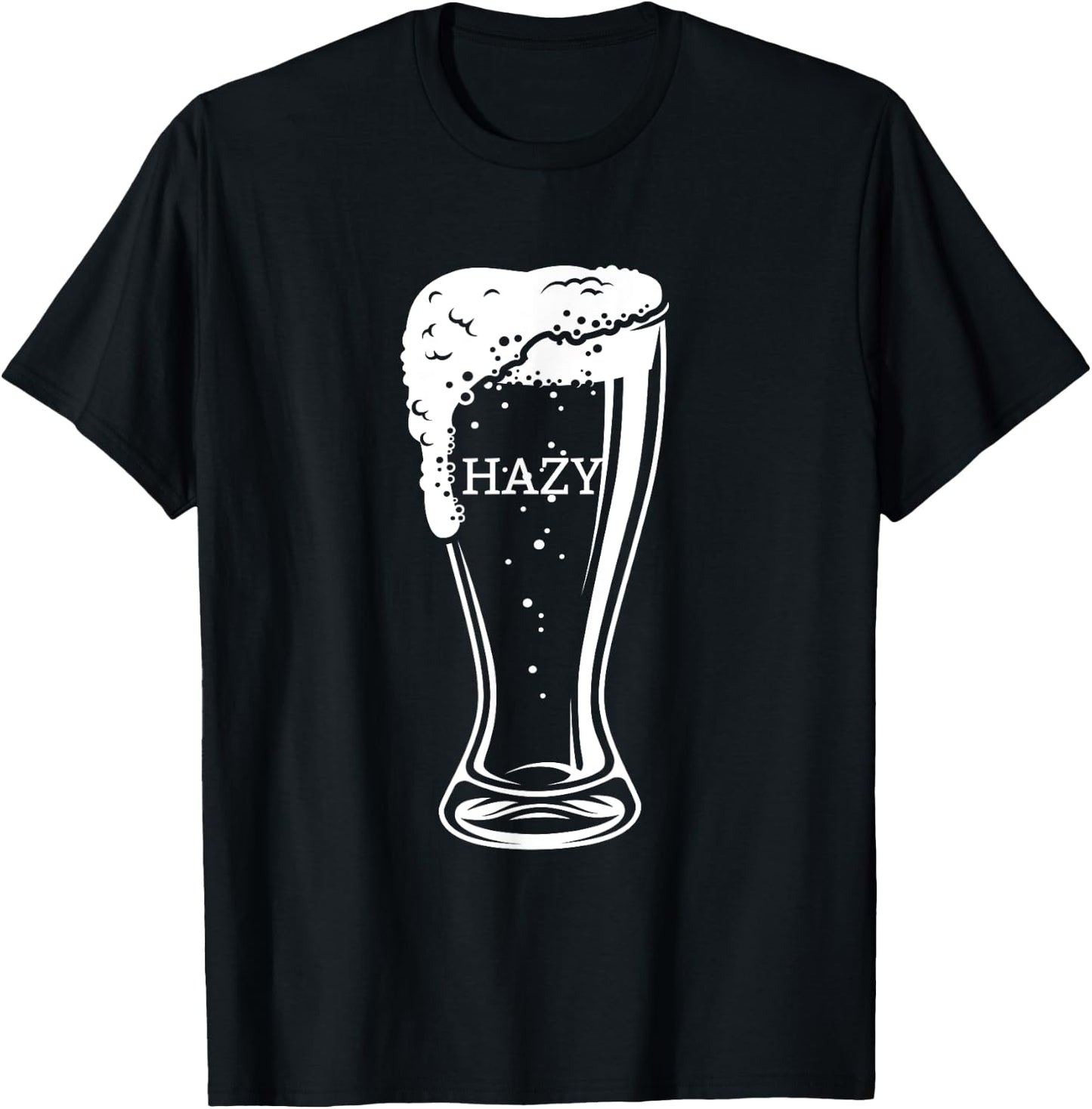 Hazy IPA Beer Pale Ale Funny Craft Beer Lover Brewer Gift T-Shirt - T-Shirt | Black