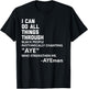 I Can Do All Things Through Black People Chanting AYE Ayemen T-Shirt - T-Shirt | Black