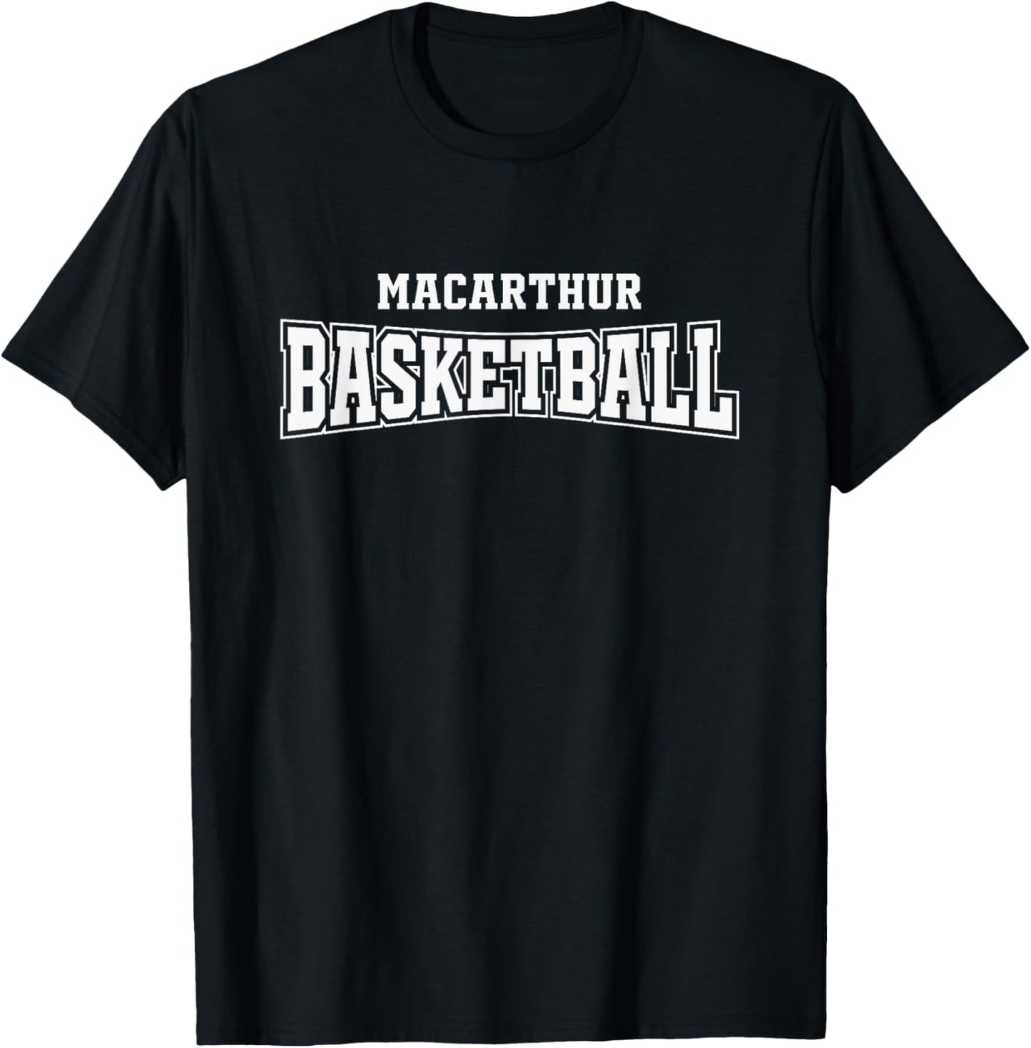 Macarthur High School Basketball Warp HS T-Shirt - T-Shirt | Black
