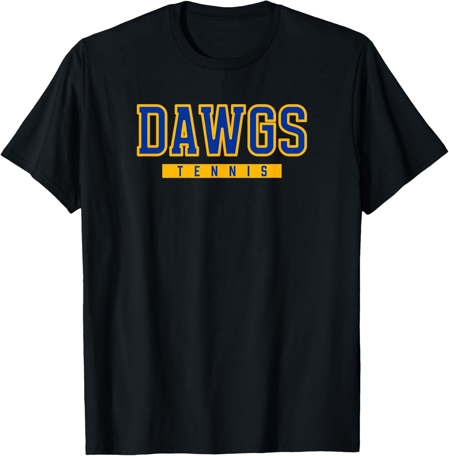 Copperas Cove Dawgs Tennis T-Shirt - T-Shirt | Black