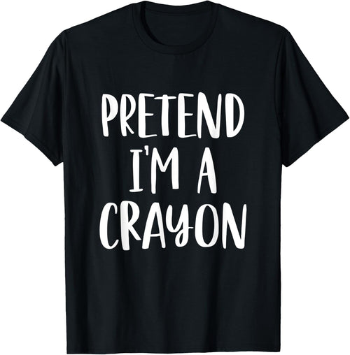 Pretend I'm A Crayon - Easy DIY Halloween Costume
