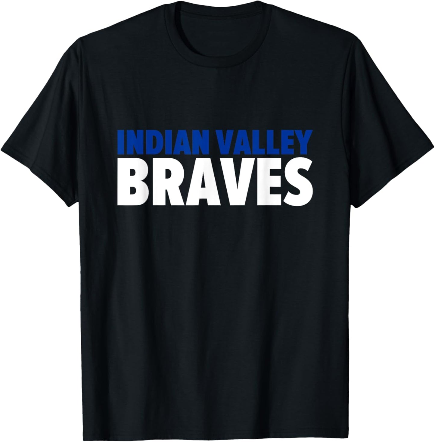 Indian Valley Braves Bold T-Shirt - T-Shirt | Black