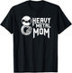 Vintage Heavy Metal Mom Tuba Sousaphone Marching Band Mom T-Shirt - T-Shirt | Black