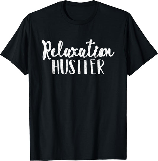 Vintage Relaxation Hustler Massage Therapist Massage LMT T-Shirt - T-Shirt | Black