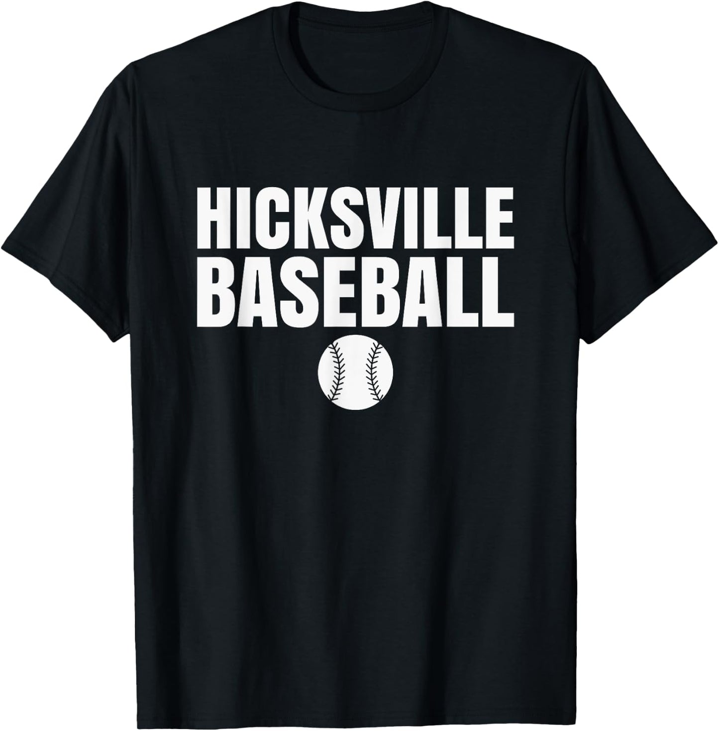 Hicksville High School Baseball T-Shirt - T-Shirt | Black